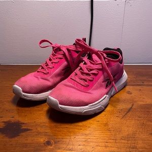 Pink and Black Reebok Sneakers